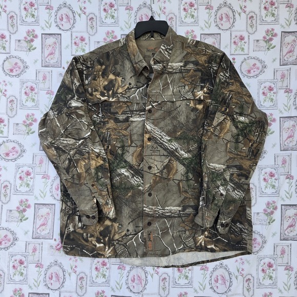 RedHead Other - REDHEAD Silent Hide Shirt Mens 2XL Camo Hunting Button Down Long Sleeve Realtree
